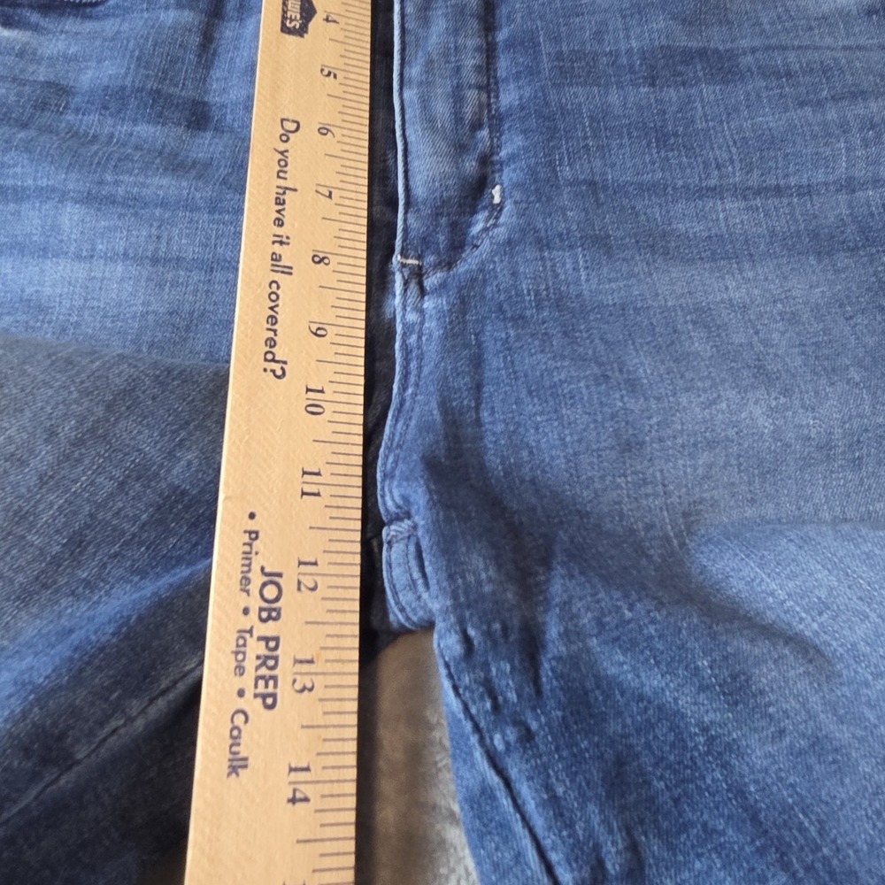 Judy Blue Mid Rise Dark Wash Cuffed Capri Denim Jeans  SIZE 13/31 - Picture 4 of 7